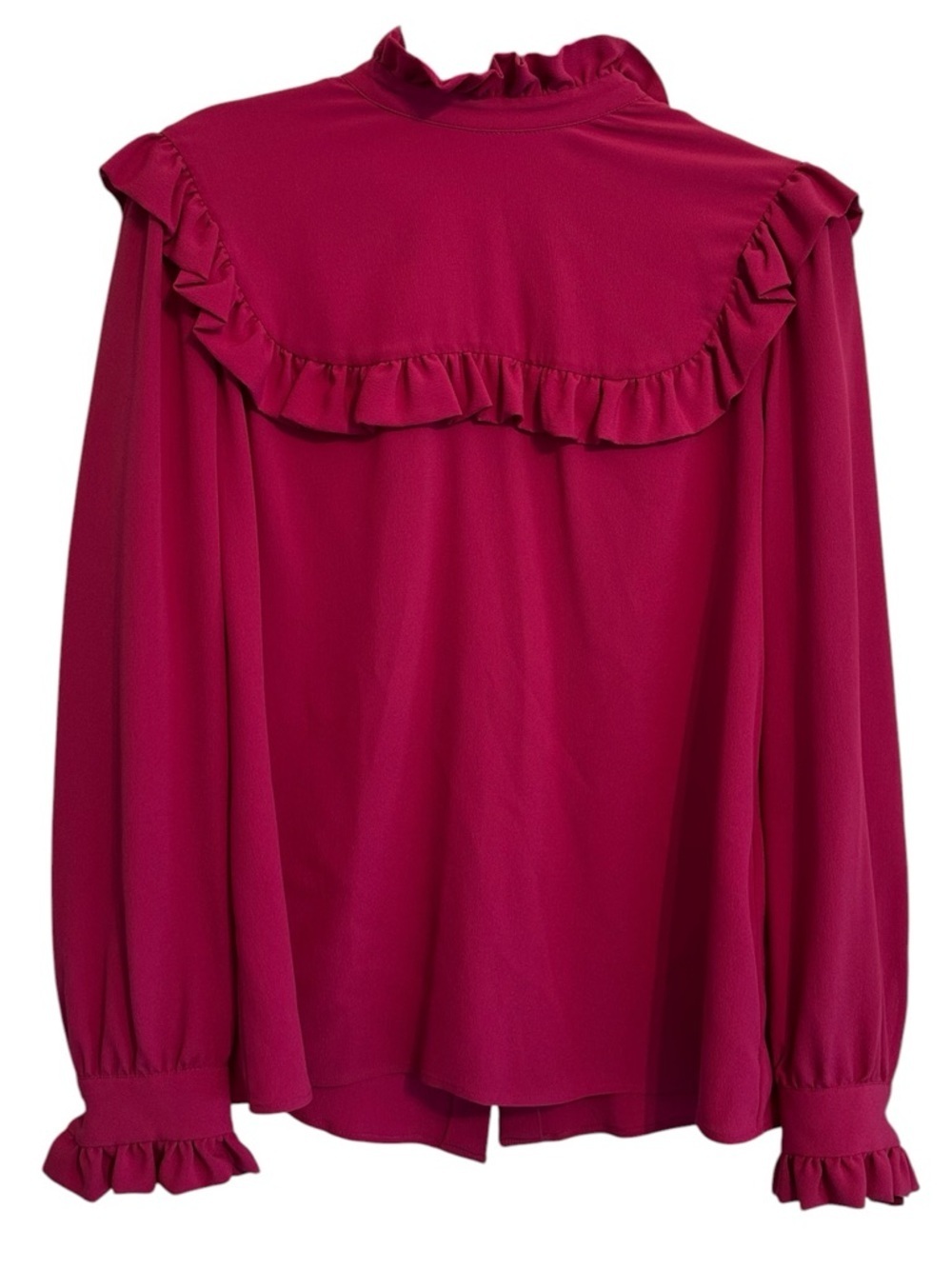 Missoni Ruffled High Neck Blouse Size 44